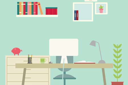 Setting home office